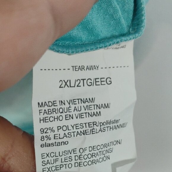 Under Armour Blue Athletic Performance Polo Shirt Golf Size XXL Moisture-Wicking - Picture 3 of 7